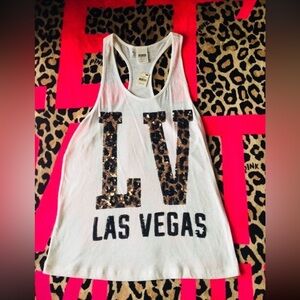 Victoria’s Secret Pink Leopard Las Vegas Tank